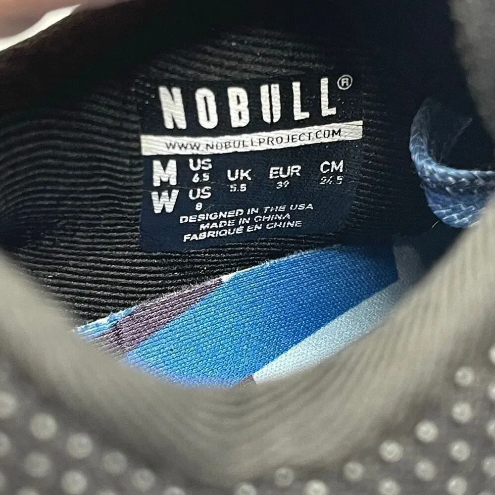 NOBULL Nobull Trainers Cross Strength Training Shoes Black Blue Women’s Size 8